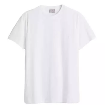 Футболка H&M Slim Fit Pima Cotton, белый