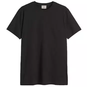 Футболка H&amp;M Slim Fit Premium Cotton, черный