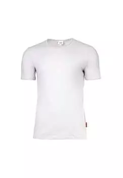 Футболка - х/б с круглым вырезом и короткими рукавами подвернутые края Joop! Jeans, серый