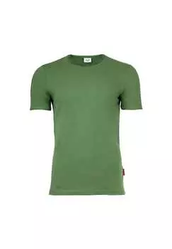 Футболка - х/б с круглым вырезом и короткими рукавами подвернутые края Joop! Jeans, зеленый