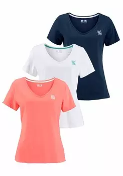 Футболка H.I.S Shirt, разноцветный
