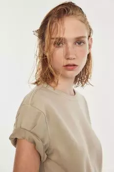 Футболка H&M, бежевый