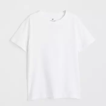 Футболка H&M Cotton, белый