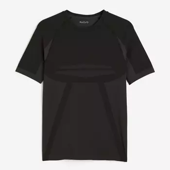 Футболка H&M DryMove Seamless Sports, черный