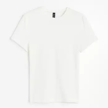 Футболка H&M Fitted, белый