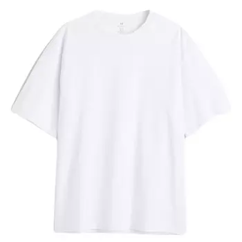 Футболка H&M Loose Fit, белый (Размер XS)