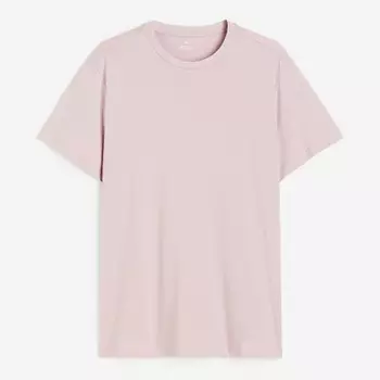 Футболка H&M Regular Fit, розовый