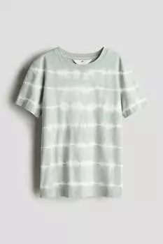 Футболка H&M, зеленый