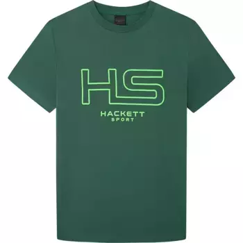 Футболка Hackett Hs Logo, зеленый