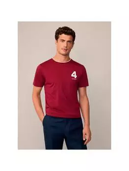 Футболка Hackett London, бордовый