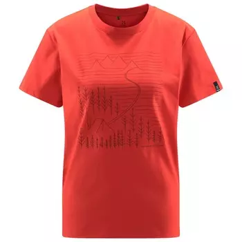 Футболка Haglfs Women's Camp Tee, цвет Poppy Red