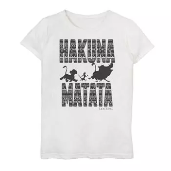 Футболка Hakuna Matata для девочек 7–16 лет Disney's «Король Лев» Licensed Character