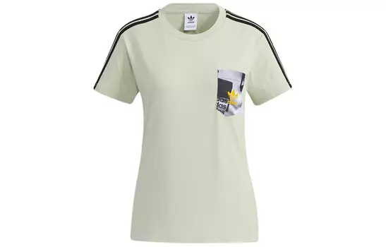 Футболка Hal Green женская светло-зеленая Adidas Originals