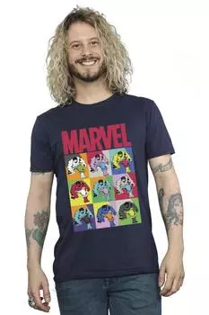 Футболка «Халк в стиле поп-арт» Marvel, темно-синий