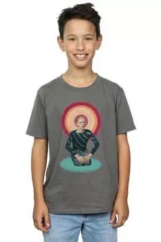 Футболка Halo на коленях David Bowie, серый