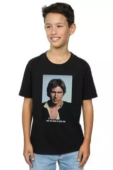 Футболка «Хан Соло May The Force» Star Wars, черный