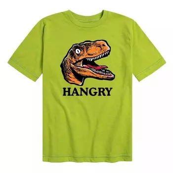 Футболка Hangry с динозавром для мальчиков 8–20 лет Licensed Character, зеленый