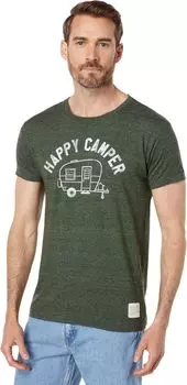 Футболка Happy Camper The Original Retro Brand, цвет Forest