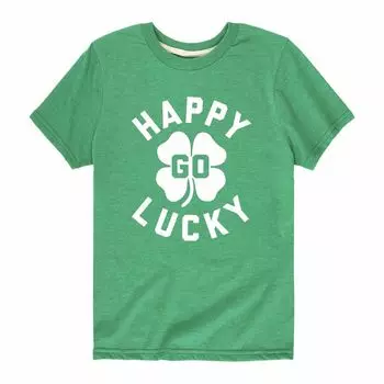 Футболка Happy Go Lucky с рисунком Святого Патрика для мальчиков 8–20 лет Licensed Character