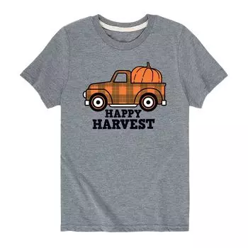Футболка Happy Harvest с изображением грузовика и тыквы для мальчиков 8–20 лет Licensed Character