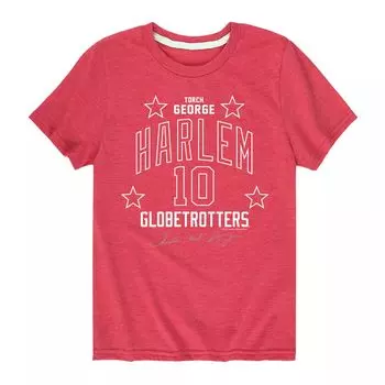 Футболка Harlem Globetrotters George для мальчиков 8–20 лет с рисунком Licensed Character, красный