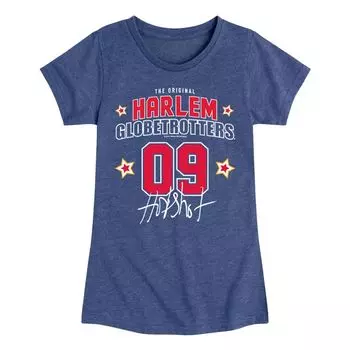 Футболка Harlem Globetrotters Hotshot для девочек 7–16 лет Licensed Character, синий