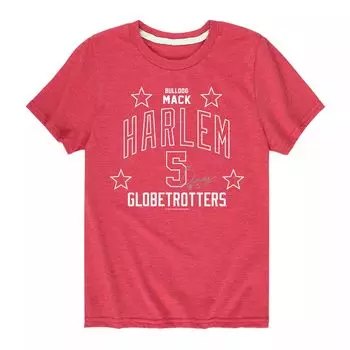 Футболка Harlem Globetrotters Mack для мальчиков 8–20 лет с графическим рисунком Licensed Character, красный