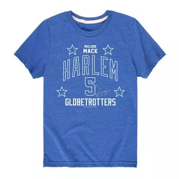 Футболка Harlem Globetrotters Mack для мальчиков 8–20 лет с графическим рисунком Licensed Character, синий