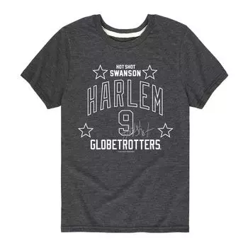 Футболка Harlem Globetrotters Swanson для мальчиков 8–20 лет с рисунком Licensed Character, серый