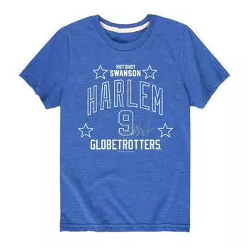 Футболка Harlem Globetrotters Swanson для мальчиков 8–20 лет с рисунком Licensed Character, синий