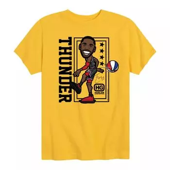 Футболка Harlem Globetrotters Thunder для мальчиков 8–20 лет с графическим рисунком Licensed Character, желтый