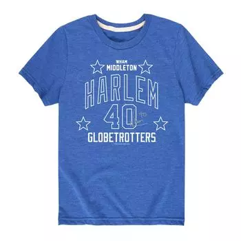 Футболка Harlem Globetrotters Wham для мальчиков 8–20 лет с рисунком Licensed Character, синий