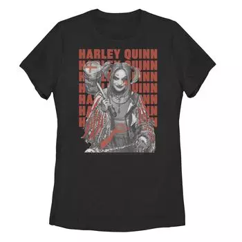 Футболка Harley Quinn для юниоров: Birds Of Prey Harley Stacked Licensed Character