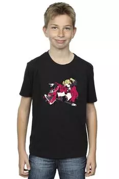 Футболка Harley Quinn на роликовых коньках DC Comics, черный