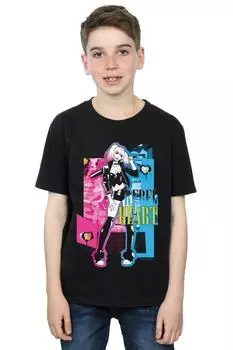 Футболка Harley Quinn Rebel Heart DC Comics, черный