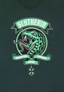 Футболка HARRY POTTER COMIC STYLE SLYTHERIN Harry Potter, темно-зеленый
