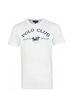 Футболка HARVEY MILLER POLO CLUB 'Polo Club', белый
