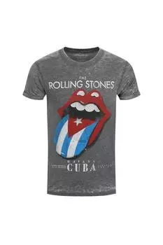 Футболка Havana Cuba Burnout The Rolling Stones, серый