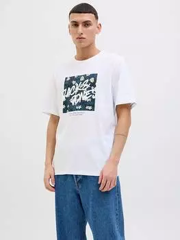 Футболка Hawaii Jack & Jones, белый