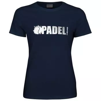 Футболка Head Padel Font, синий