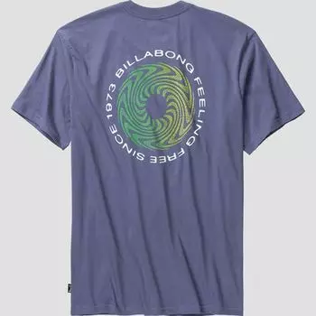 Футболка Heat с короткими рукавами мужская Billabong, цвет Dusty Grape