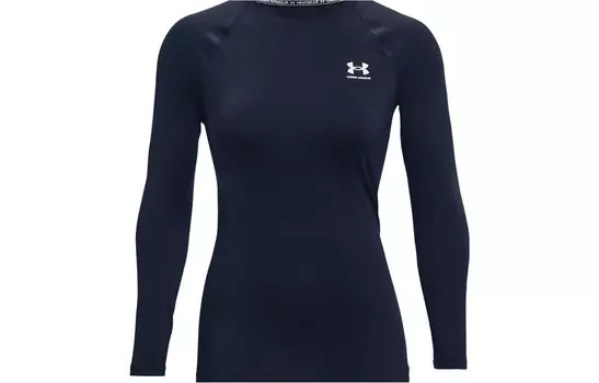 Футболка HeatGear женская темно-синяя Under Armour