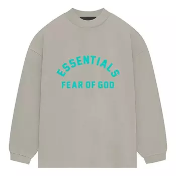 Футболка heavy jersey long-sleeve t-shirt 'seal' Fear Of God Essentials, серый