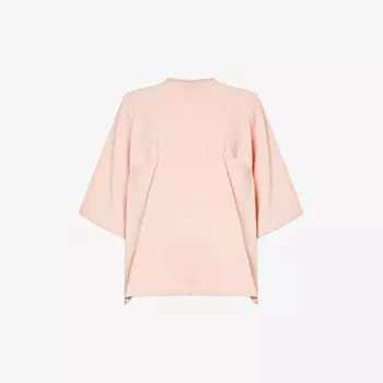 Футболка Heavy Pocket с ребристой отделкой из органического хлопка Entire Studios, розовый