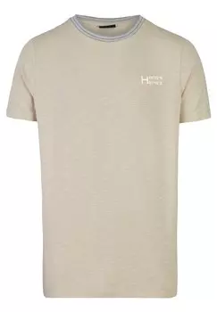 Футболка HECHTER PARIS, пестрый бежевый