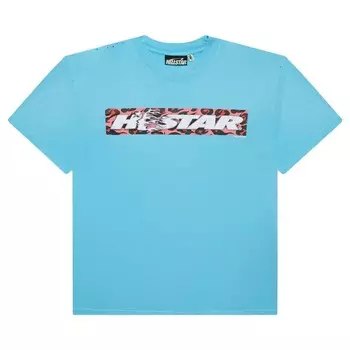 Футболка Hellstar Box Logo T-Shirt, синий