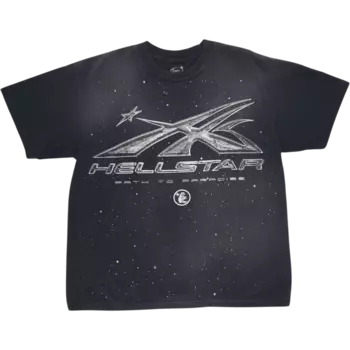 Футболка Hellstar Chrome 'Black', черный