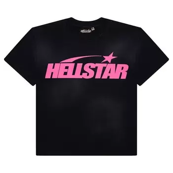 Футболка Hellstar Classic T-Shirt (Regular Print), цвет Black/Pink