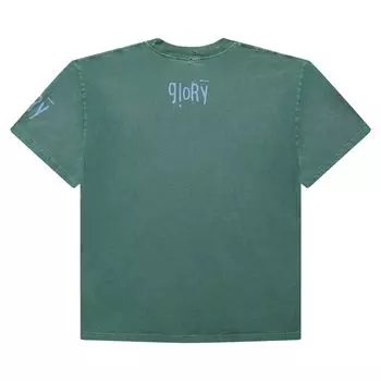 Футболка Hellstar Crochet Jesus T-Shirt 'Green', зеленый