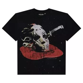 Футболка Hellstar Killer Mask T-Shirt Black, черный